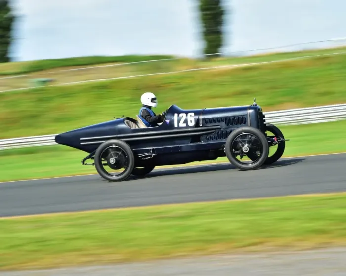 Framed Print : CM10 0092 John Polson, Hudson Super Six Racer