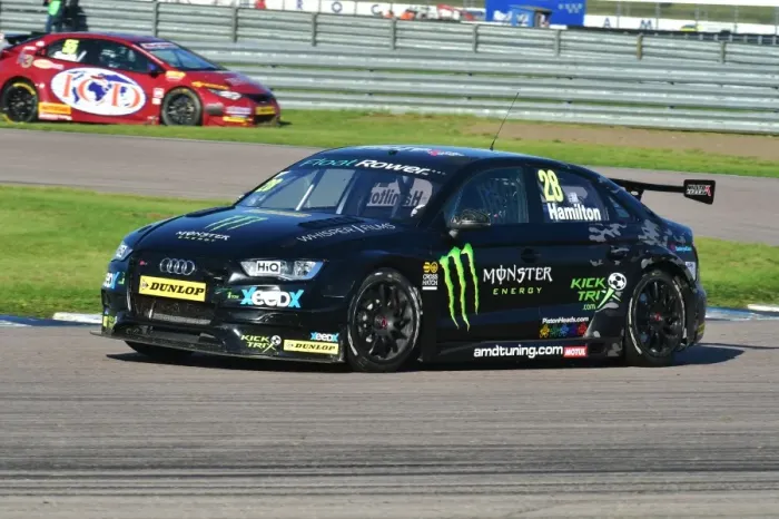 Framed Print : CM10 4233 Nic Hamilton, Audi A4 Framed Print : CM10 4233 Nic Hamilton, Audi A4