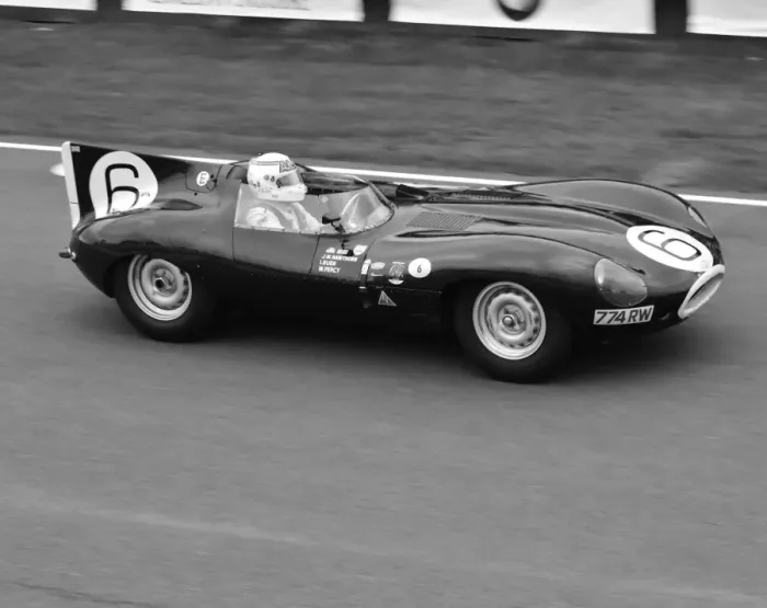 Rights Managed : CM10 4980 Andy Wallace, Jaguar D-Type, Long nose Rights Managed : CM10 4980 Andy Wallace, Jaguar D-Type, Long nose