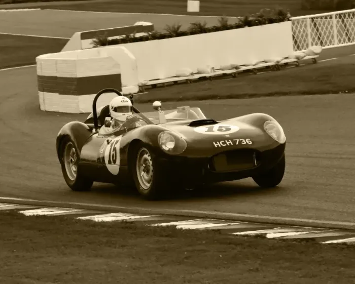 Rights Managed : CM10 4981 Steve Boultbee-Brooks, Lister Jaguar, Flat Iron Rights Managed : CM10 4981 Steve Boultbee-Brooks, Lister Jaguar, Flat Iron