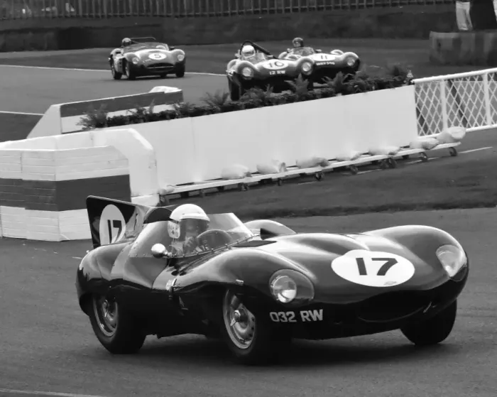 Rights Managed : CM10 4989 Gary Pearson, Jaguar D-Type, Long nose Rights Managed : CM10 4989 Gary Pearson, Jaguar D-Type, Long nose