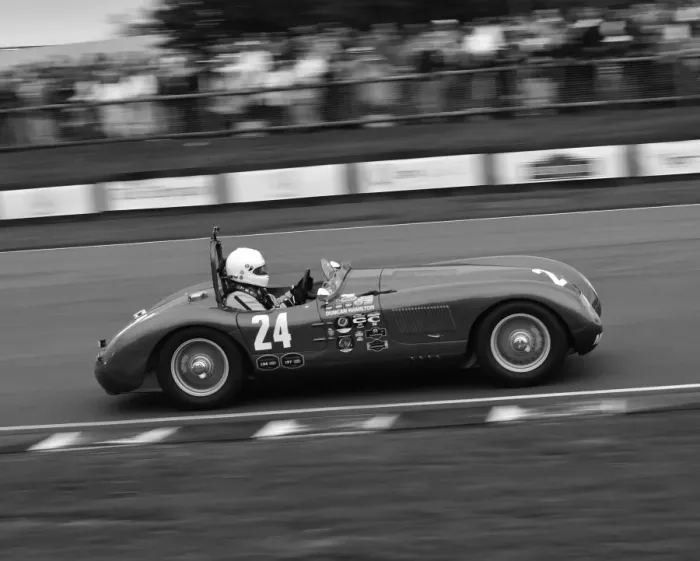 Rights Managed : CM10 5065 Nigel Webb, Andy Wallace, Jaguar C-Type
