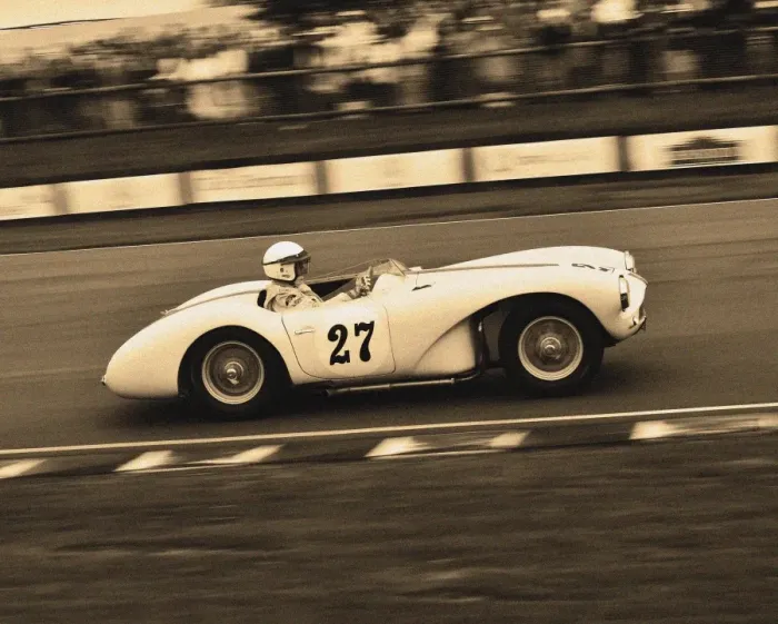 Rights Managed : CM10 5080 David Bennett, Richard Hope, Aston Martin DB3S Rights Managed : CM10 5080 David Bennett, Richard Hope, Aston Martin DB3S