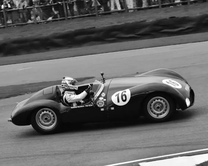 Rights Managed : CM10 5170 Phil Keen, Katarina Kyvalova, Cooper-Jaguar T33 Rights Managed : CM10 5170 Phil Keen, Katarina Kyvalova, Cooper-Jaguar T33