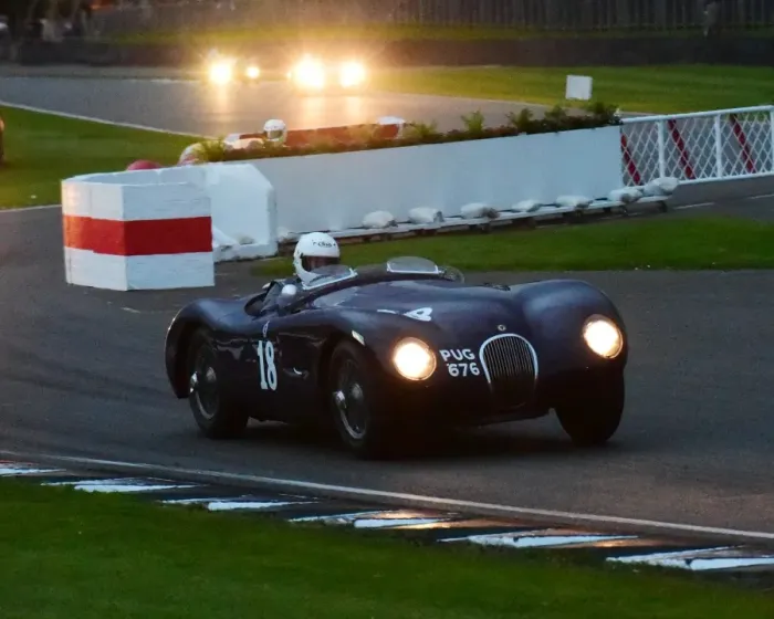 Rights Managed : CM10 5237B W Martin Hunt, Ben Cussons, Jaguar C-Type