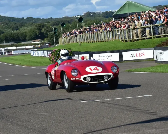 Rights Managed : CM10 6073 Andrew Frankel, Ferrari 750 Monza Rights Managed : CM10 6073 Andrew Frankel, Ferrari 750 Monza