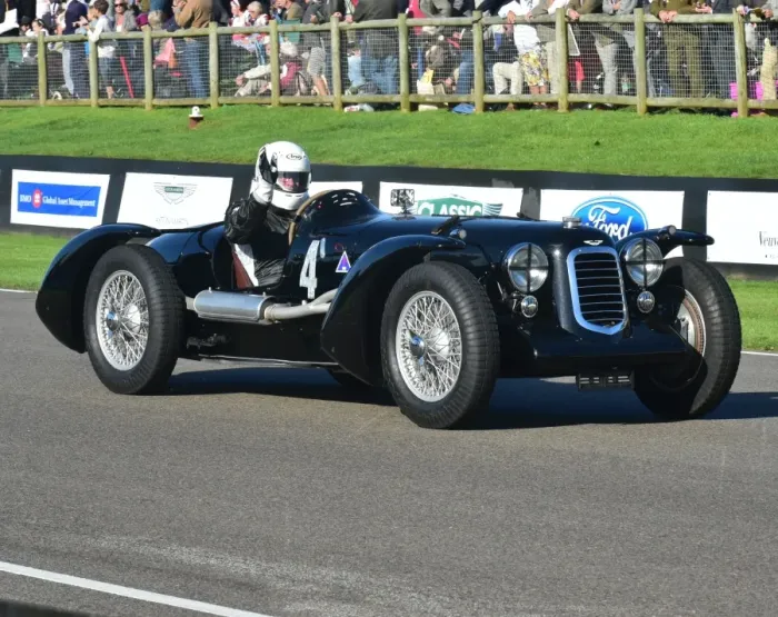 Rights Managed : CM10 6171 Heinz Stamm, Aston Martin 2 litre speed Rights Managed : CM10 6171 Heinz Stamm, Aston Martin 2 litre speed
