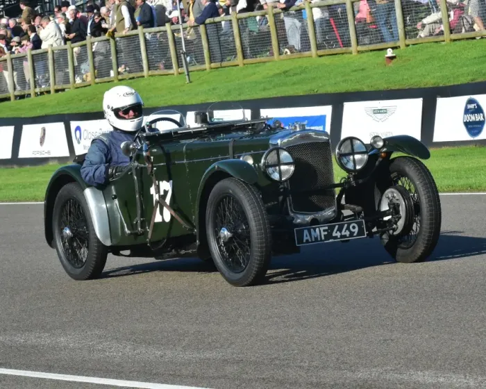 Rights Managed : CM10 6175 Martin Hunt, Frazer Nash TT replica Rights Managed : CM10 6175 Martin Hunt, Frazer Nash TT replica
