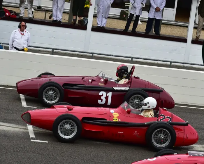 Rights Managed : CM10 6658 Josef-Otto Rettenmaier, Maserati 250F, Guillermo Fierro, Maserati 250F