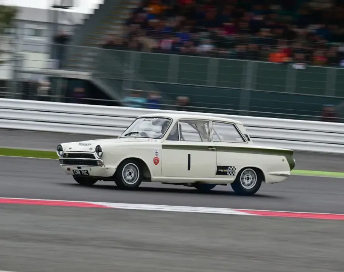 Framed Print : CM11 4415 Tim Davies, Ford Lotus Cortina