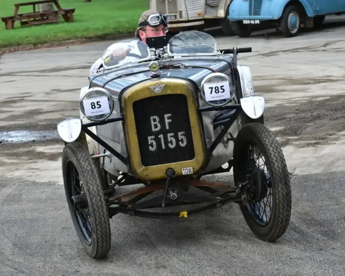 Framed Print : CM11 6865 Olly Sanders, Paul Milner, Austin 7 Ulster