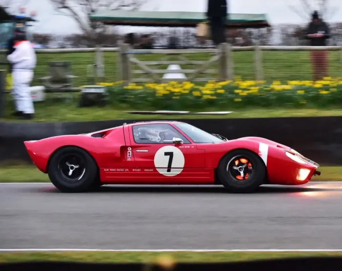 Rights Managed : CM12 3034 Henry Mann, Craig Davies, Ford GT40 Rights Managed : CM12 3034 Henry Mann, Craig Davies, Ford GT40
