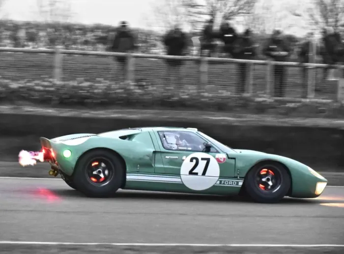 Rights Managed : CM12 3042b Michael Gans, Andrew Wolfe, Ford GT40 Rights Managed : CM12 3042b Michael Gans, Andrew Wolfe, Ford GT40