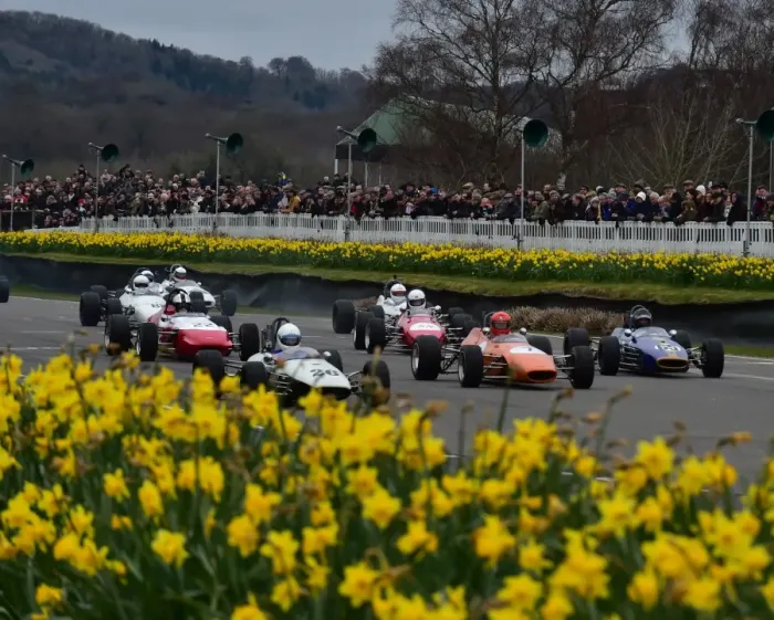 Rights Managed : CM12 3168 the start, Derek Bell Cup Rights Managed : CM12 3168 the start, Derek Bell Cup