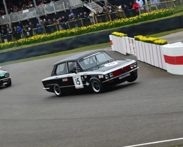 Rights Managed : CM12 3873 Robb Gravett, James Wood, Triumph Dolomite Sprint