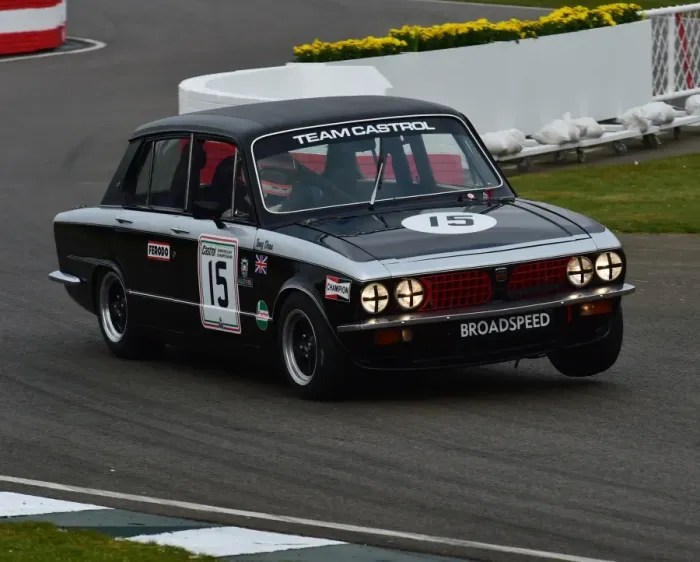 Rights Managed : CM12 3987 Robb Gravett, James Wood, Triumph Dolomite Sprint