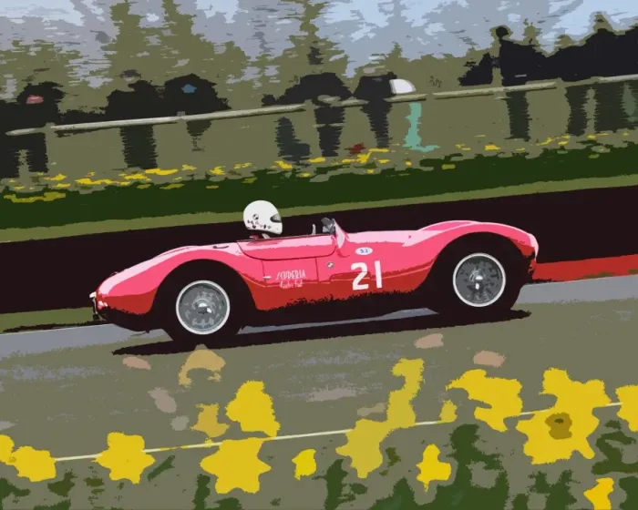 Rights Managed : CM12 4372 Manuel Elicabe, Maserati A6GCS