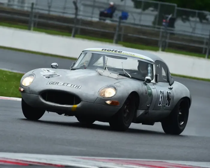 Framed Print : CM13 3386 Georg Nolte, Jaguar E-Type