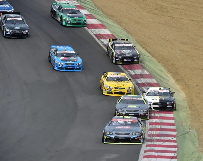 Framed Print : CM13 9518 Close formation on opening lap Framed Print : CM13 9518 Close formation on opening lap