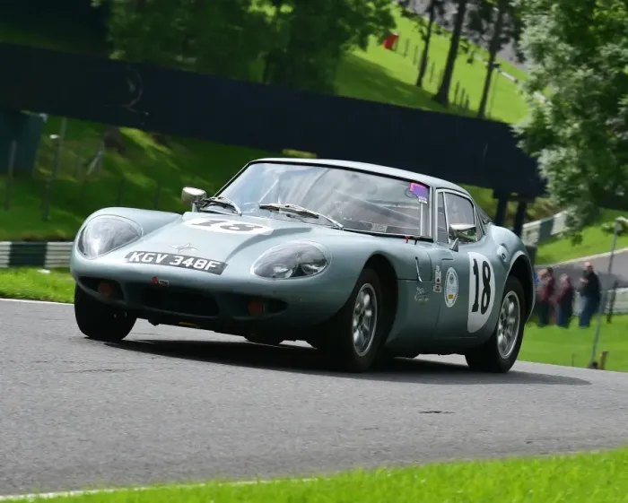 Framed Print : CM14 1257 Bob Pomeroy, Marcos 1600 GT