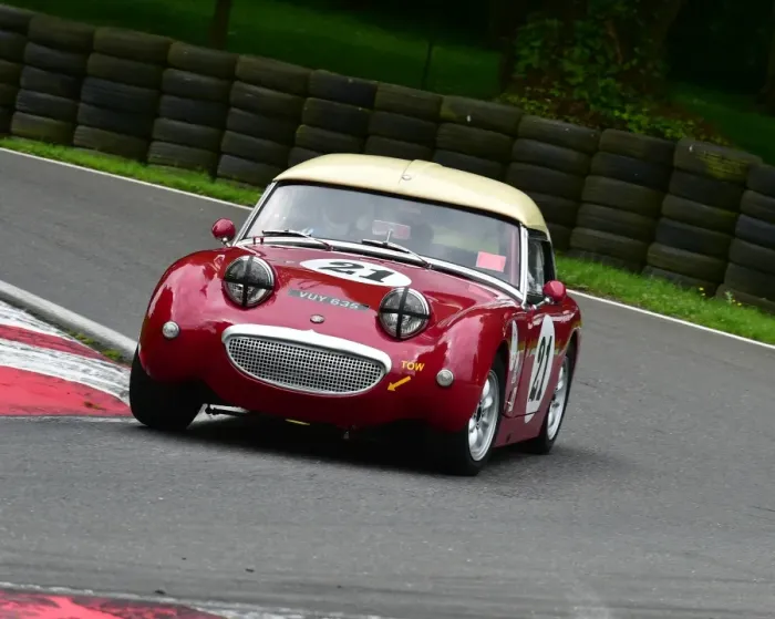 Framed Print : CM14 1260 Peter Chappell, Austin Healey Sprite