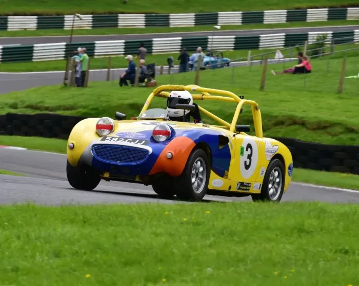 Framed Print : CM14 1765 Nigel Lackford, Austin Healey Sprite
