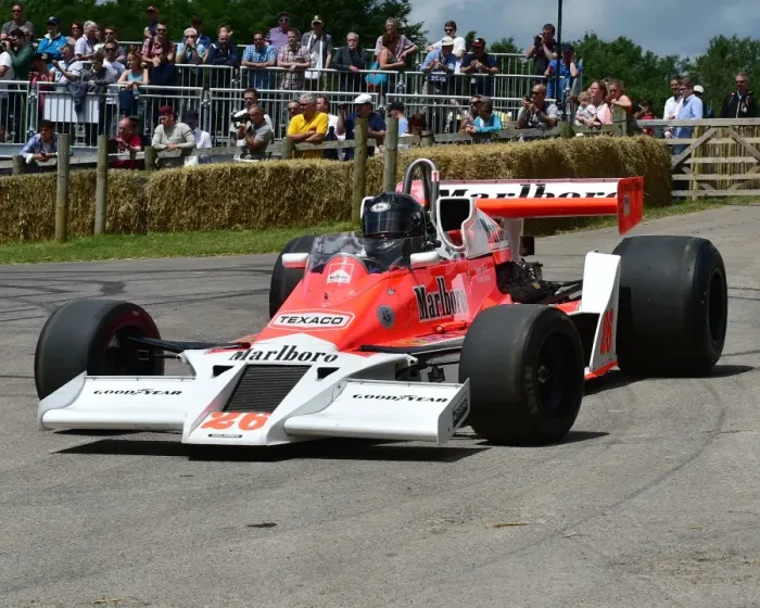 Rights Managed : CM14 3133 Frank Lyons, McLaren Cosworth M26 Rights Managed : CM14 3133 Frank Lyons, McLaren Cosworth M26