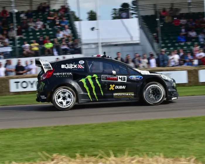 Rights Managed : CM14 3340 Ken Block, Ford Fiesta RX43, Gymkhana 8 Rights Managed : CM14 3340 Ken Block, Ford Fiesta RX43, Gymkhana 8