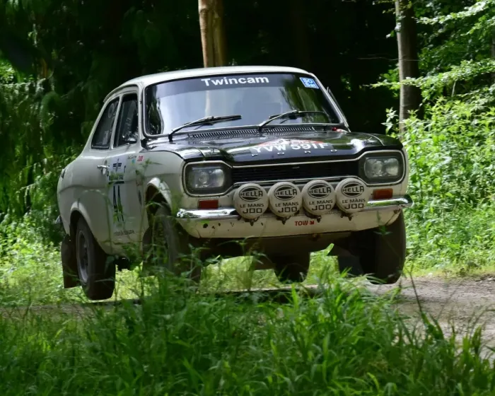 Rights Managed : CM14 3757 David Watkins, Ford Escort Mk1 Twin Cam Rights Managed : CM14 3757 David Watkins, Ford Escort Mk1 Twin Cam
