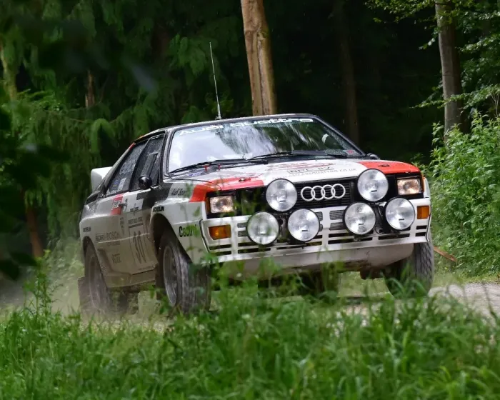 Rights Managed : CM14 4043 Adam Marsden, Tim Clarke, Audi quattro A1 replica