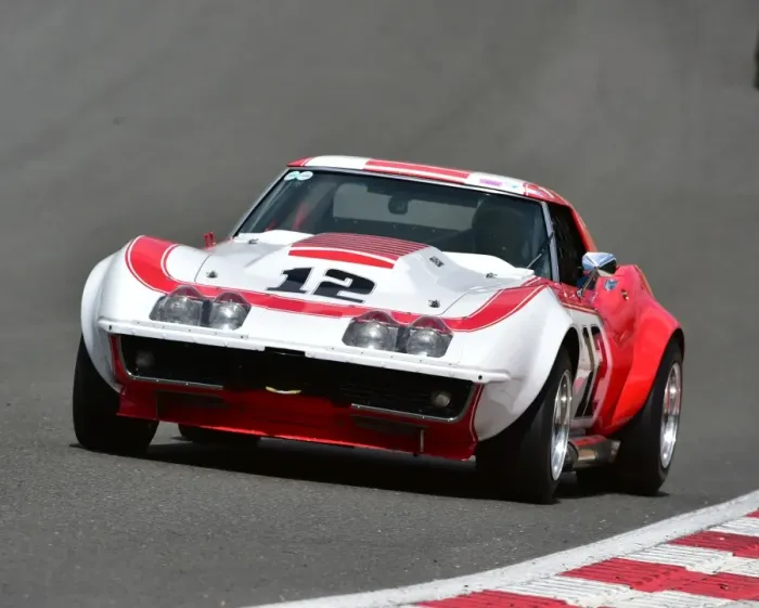 Framed Print : CM14 6274 Peter Hallford, Chevrolet Corvette