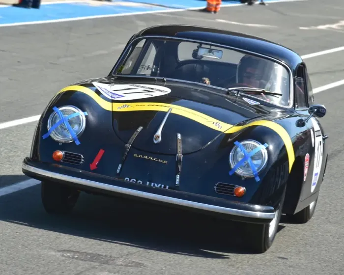 Framed Print : CM14 8008 Uwe Biegner, Diana Biegner, Porsche 356 A