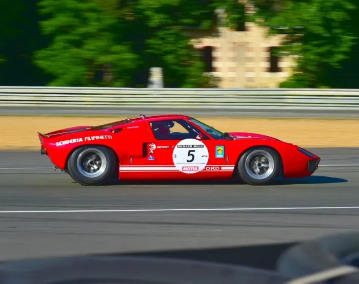 Framed Print : CM14 8152 Marc Doncieux, Ford GT40