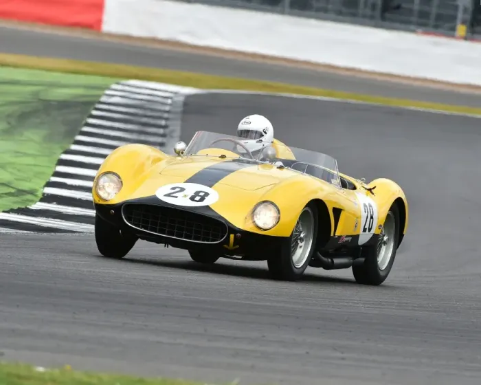 Framed Print : CM15 1626 David Cottingham, Ferrari 500 TRC