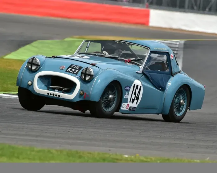 Framed Print : CM15 1645 Paul Ziller, Wil Arif, Triumph TR2
