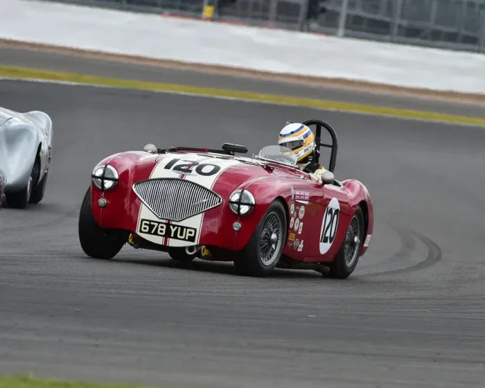 Framed Print : CM15 1666 Richard Woolmer, Jonathan Abecassis, Austin Healey 100-4 Framed Print : CM15 1666 Richard Woolmer, Jonathan Abecassis, Austin Healey 100-4