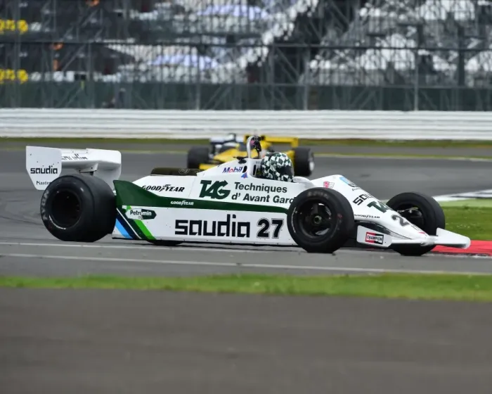 Framed Print : CM15 2106 Mike Wrigley, Williams FW07D Framed Print : CM15 2106 Mike Wrigley, Williams FW07D