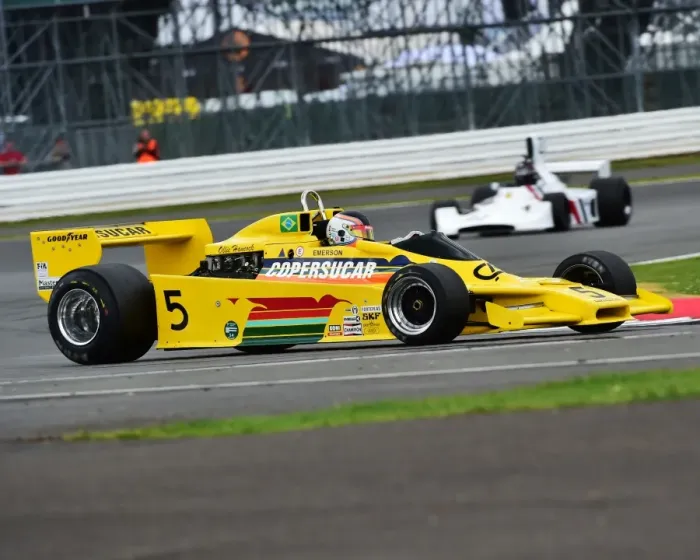 Framed Print : CM15 2157 Ollie Hancock, Fittipaldi F5A Framed Print : CM15 2157 Ollie Hancock, Fittipaldi F5A
