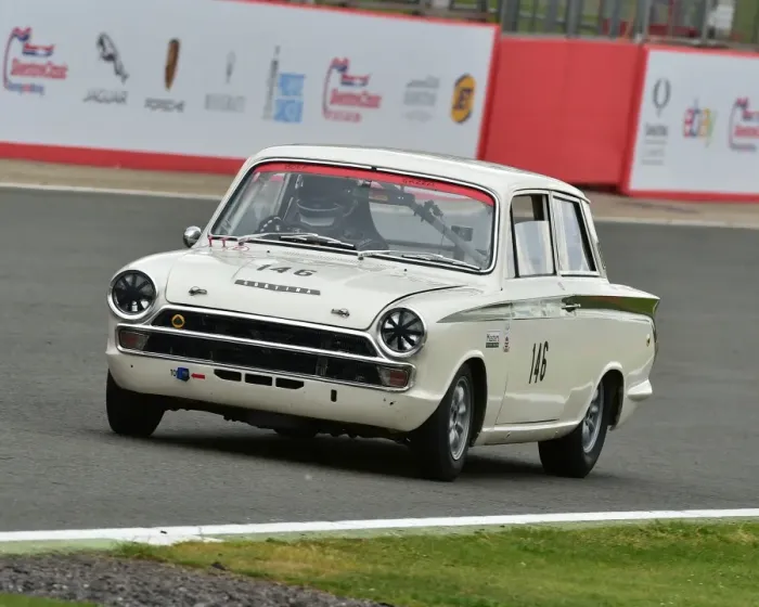 Framed Print : CM15 4255 Gary Paterson, Richard Hardie, Ford Lotus Cortina