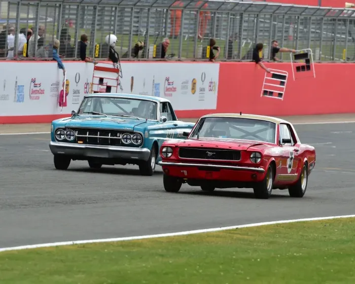 Framed Print : CM15 4266 Eugene O Brien, Mark Burton, Ford Mustang, Roger Wills, Mercury Comet Cyclone