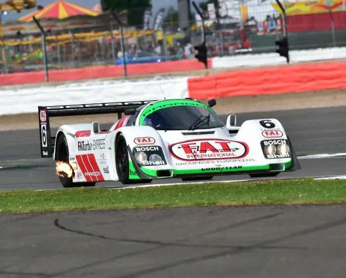 Framed Print : CM15 4545 Mark Sumpter, Porsche 962