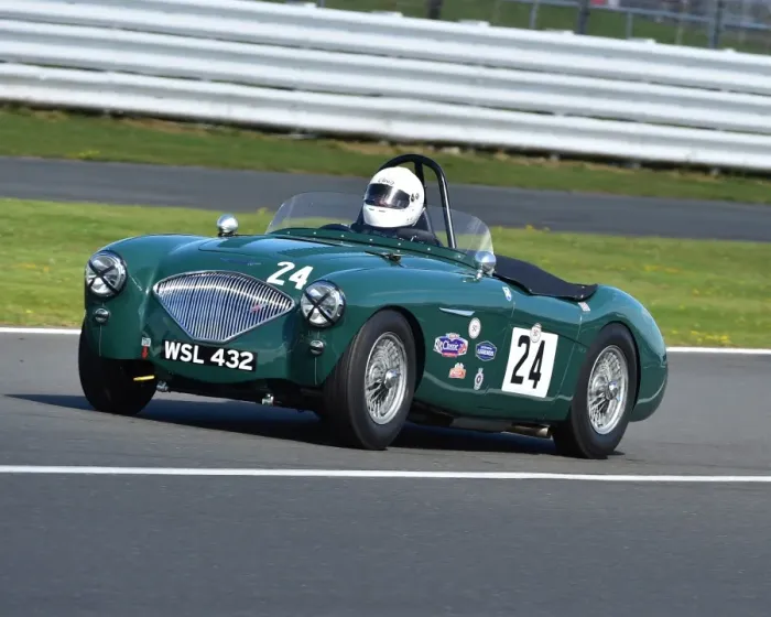Framed Print : CM15 4883 Jim Campbell, Austin Healey 100-4 Framed Print : CM15 4883 Jim Campbell, Austin Healey 100-4
