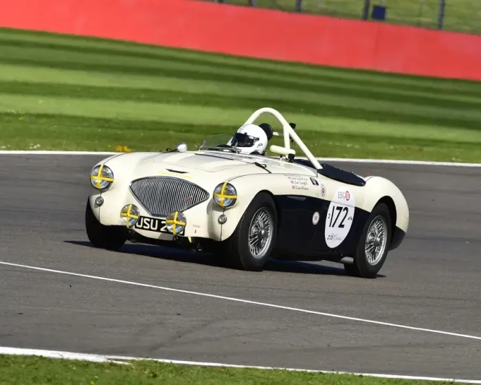 Framed Print : CM15 4899 Graham Robson, Austin Healey 100M Framed Print : CM15 4899 Graham Robson, Austin Healey 100M