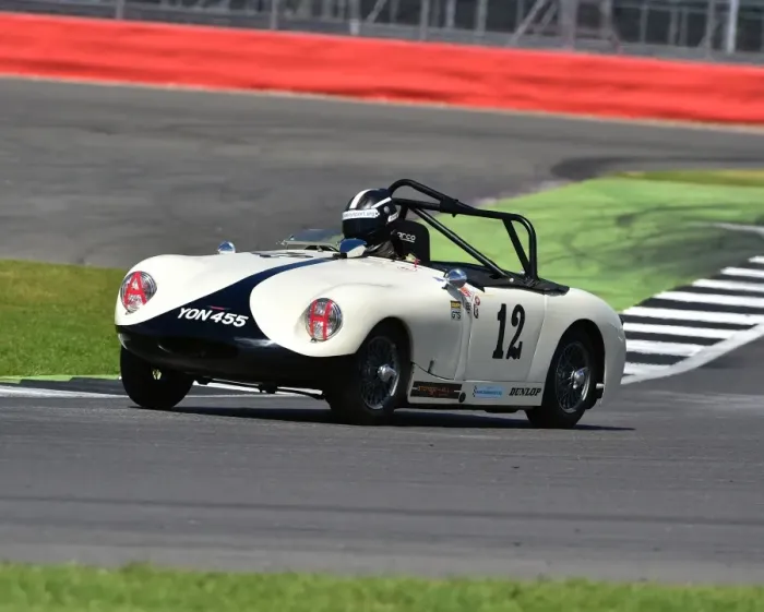 Framed Print : CM15 5182 Drew Cameron, Austin Healey Speedwell Sprite