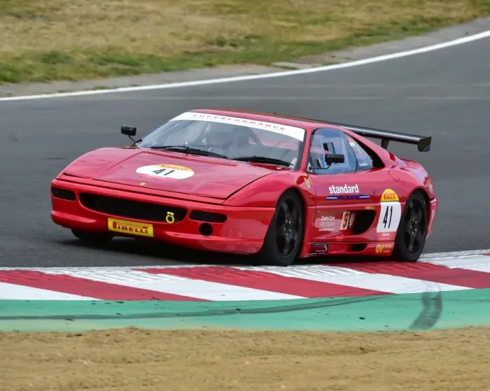 Framed Print : CM15 7575 Tim Mogridge, Ferrari F355 Challenge