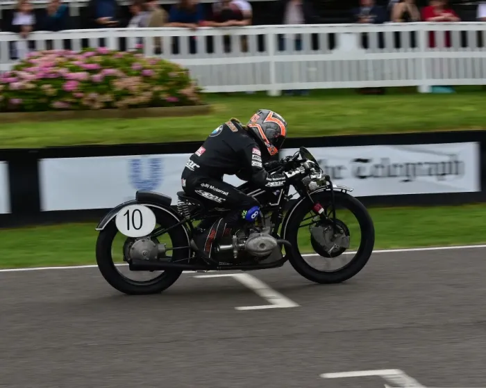 Rights Managed : CM16 1421 Maria Costello, BMW WR500 Compressor