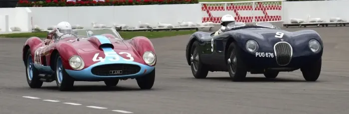Rights Managed : CM16 1613 Jason Yates, Ferrari 500 TRC, Ben Cussons, Jaguar C-Type Rights Managed : CM16 1613 Jason Yates, Ferrari 500 TRC, Ben Cussons, Jaguar C-Type