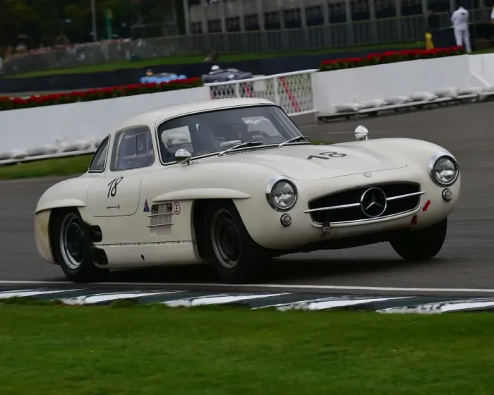 Rights Managed : CM16 1629 Jochen Mass, Mercedes-Benz 300 SL, Gullwing Rights Managed : CM16 1629 Jochen Mass, Mercedes-Benz 300 SL, Gullwing