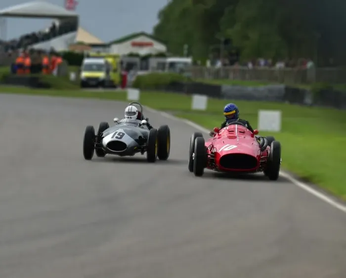 Rights Managed : CM16 1835 Sam Stretton, Ferrari 555 Super Squalo, Franck Trouillard, Lotus Climax 16 Rights Managed : CM16 1835 Sam Stretton, Ferrari 555 Super Squalo, Franck Trouillard, Lotus Climax 16