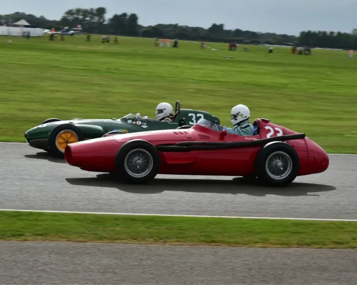 Rights Managed : CM16 1837 Mark Hales, Maserati 250F, Marshall Bailey, Lotus Climax 16 Rights Managed : CM16 1837 Mark Hales, Maserati 250F, Marshall Bailey, Lotus Climax 16